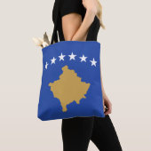 Kosovo-Flagge Tasche (Von Nahem)