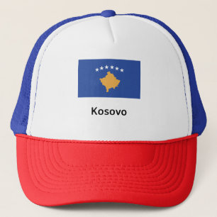 Kosovo-Flagge Truckerkappe