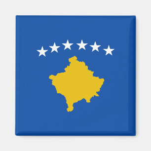 Kosovo-Flaggen-Magnet Magnet