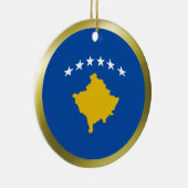 Kosovo-Flaggenordnung Keramik Ornament (Rechts)