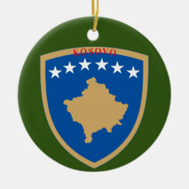Kosovo Foto Weihnachtsfeier Keramik Ornament