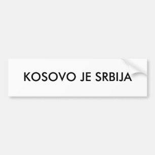 KOSOVO JE SRBIJA AUTOAUFKLEBER
