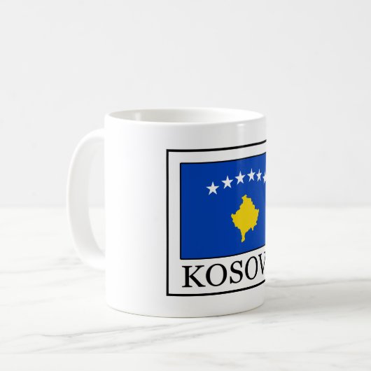 Kosovo Kaffeetasse (Vorderseite Links)