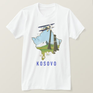 Kosovo-Karte T-Shirt