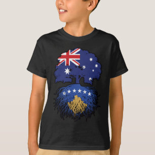 Kosovo Kosovar Australisch Australien Tree Roots T-Shirt