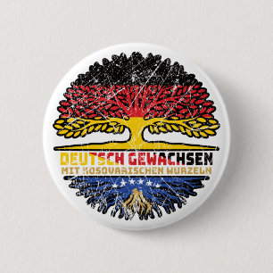 Kosovo Kosovarisch Deutsch Deutschland Baum Wurzel Button