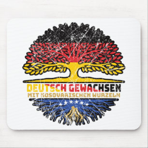 Kosovo Kosovarisch Deutsch Deutschland Baum Wurzel Mousepad