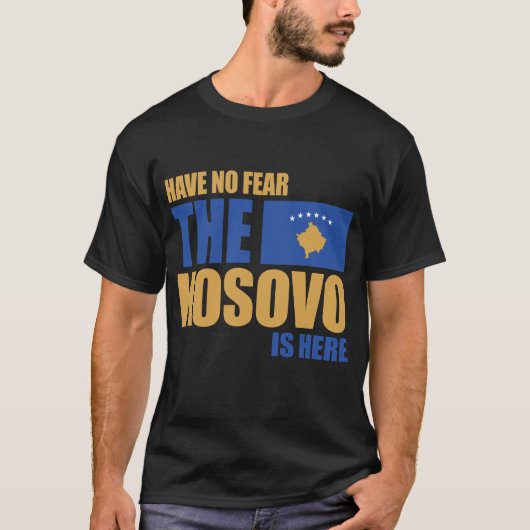 Kosovo, Kosovo-Flagge, Flagge des Kosovo. T-Shirt (Vorderseite)