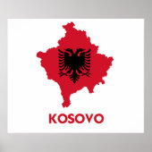KOSOVO MAP POSTER (Vorne)