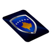 Kosovo-Metallic-Emblem Magnet (Rechte Seite)
