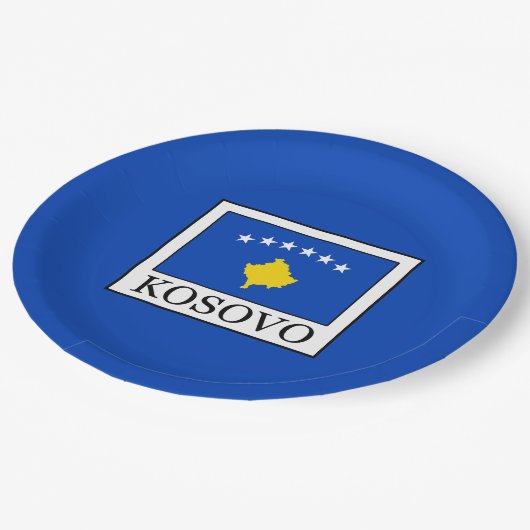 Kosovo Pappteller (Schrägansicht)