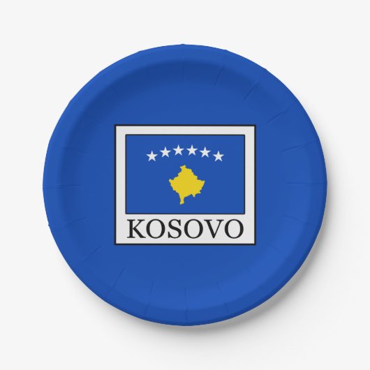 Kosovo Pappteller (Vorderseite)