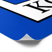 Kosovo Poster (Ecke)