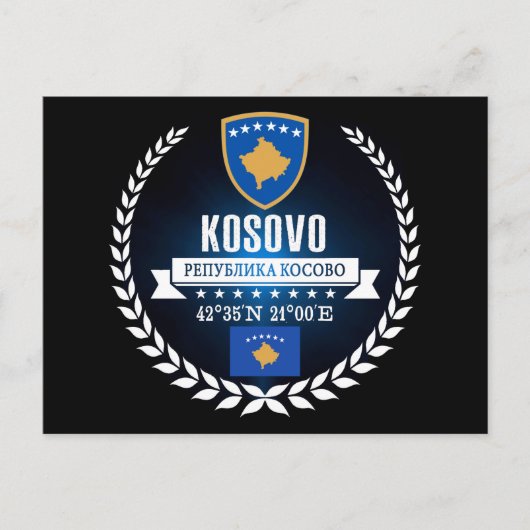 Kosovo Postkarte (Vorderseite)