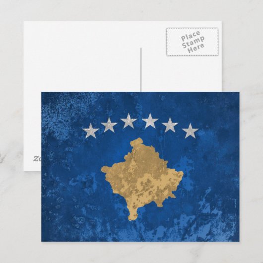 Kosovo Postkarte (Vorne/Hinten)