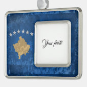 Kosovo Rahmen-Ornament Silber (Links)