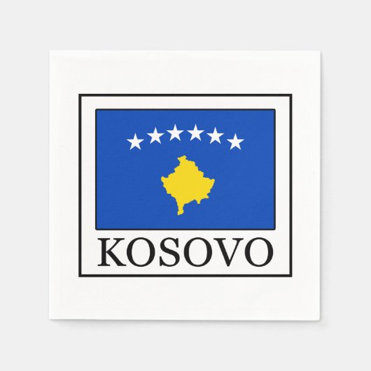 Kosovo Serviette (Vorderseite)