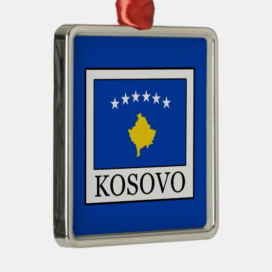 Kosovo Silbernes Ornament (Rechts)