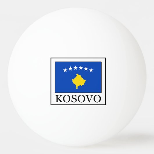 Kosovo Tischtennisball (Vorderseite)