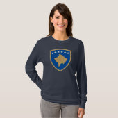 Kosovo-Wappen T-Shirt (Vorne ganz)