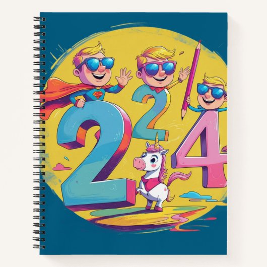 Kostbar zurück zum Schulkids-Notebook Notizblock (Vorderseite)