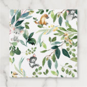 Kostbare australische Tiere Koala Leafy Vielen Dan Geschenkanhänger (Rückseite)