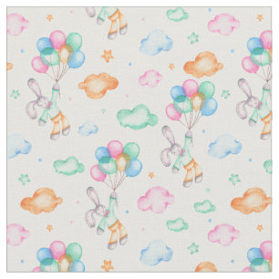 Kostbare Bunnies Fabric Stoff