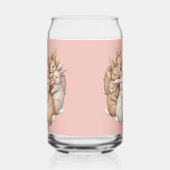 Kostbare Bunnies in einer gemütlichen, pastellfarb Dosenglas (Rechts)