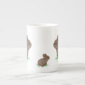 Kostbare Bunnies in Klee Porzellantasse (Vorderseite)