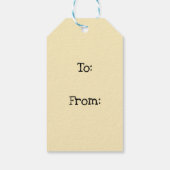 Kostbare Comic Book Style Babyaufkleber Geschenkanhänger (Rückseite)