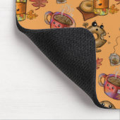 Kostbare Donuts und Tee Mousepad (Ecke)