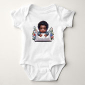 Kostbare Hände Baby Strampler (Vorderseite)