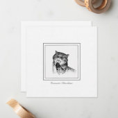 Kostbare, häusliche Kurzatmigkatekarte Mitteilungskarte (Vorderseite/Rückseite Beispiel)