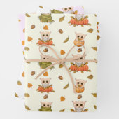 Kostbare Herbsthüllen 2 Papierblätter Geschenkpapier Set (Beispiel)