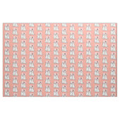 Kostbare Katzen im rosa Hintergrund Stoff (Yard (91,4 cm))