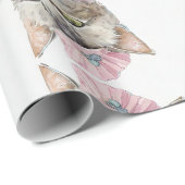 Kostbare Katzen in der Küche Geschenkpapier (Rolleneckpunkt)