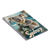 Kostbare Koala mit Sydney Harbour Bridge Notizblock (Rechte Seite)
