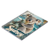Kostbare Koala mit Sydney Harbour Bridge Notizblock (Linke Seite)