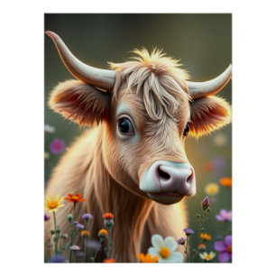 Kostbare Kuh Kunst Poster