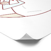 Kostbare Leben, verbunden durch Herzen. Poster (Ecke)