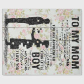 Kostbare Mama, schönes Geschenk, Umschlagpapier Geschenkpapier (Flach)