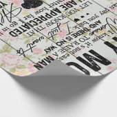 Kostbare Mama, schönes Geschenk, Umschlagpapier Geschenkpapier (Ecke)