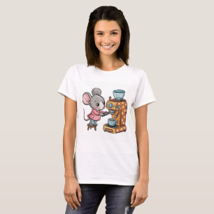 Kostbare Maus Kaffee machen T-Shirt