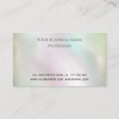 Kostbare niedliche Fun Nails Katzenlogos Treuekarte (Rückseite)