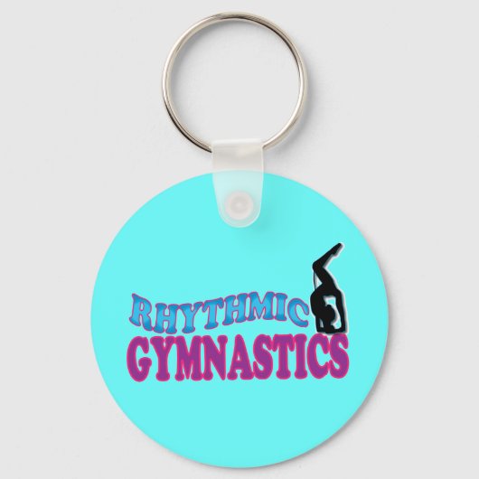 Kostbare rhythmische Gymnastik Schlüsselanhänger (Vorderseite)