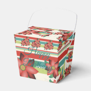 Kostbare Schokolade Flower Gevor Box im Stall Rot Geschenkschachtel