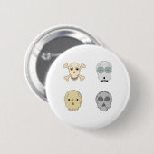 Kostbare Skulpturen Button (Vorne & Hinten)