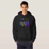 Kostbare Tierärzte Tech Hoodie Whimsical Cat Art (Vorne ganz)