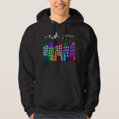 Kostbare Tierärzte Tech Hoodie Whimsical Cat Art (Vorderseite)