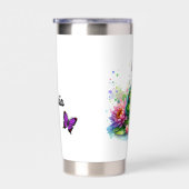 Kostbare Toad und Schmetterlinge Personalisiert Thermobecher (Rechts)